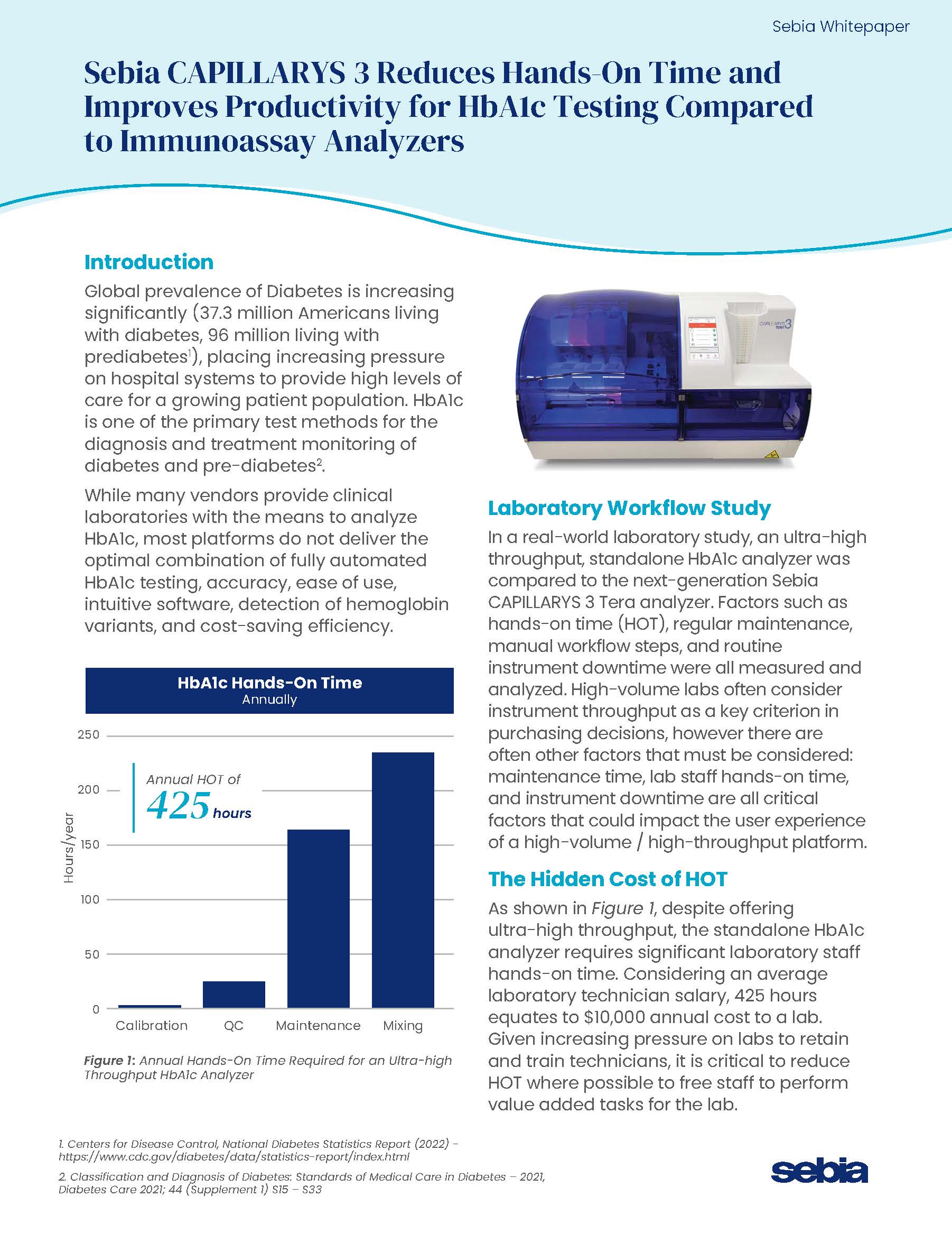 Sebia Whitepaper 4_Reduced HOT for HbA1c Testing_Final_Page_1
